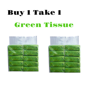 IFUN [Buy 1 Take 1] 300Sheets High Quality Lightly Green Tea Scented Paper Towels Tissue