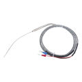 K-Type Thermocouple Probe 1mm x 100mm 2-wires Temperature Sensors 2-Terminals 1m. 
