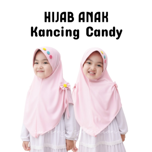 KERUDUNG ANAK CANDY - HIJAB INSTAN ANAK VARIASI KANCING