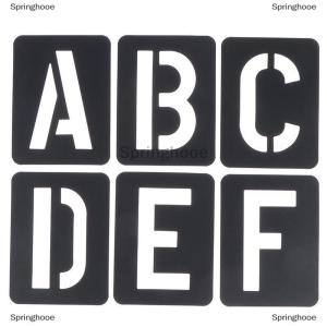 [COD] Springhooe 42PCS Letter Number Symbol Craft Hollow Stencil Stamping Embossing Template