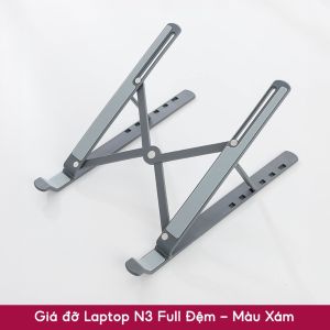 Giá Đỡ Laptop SMTech Kệ Đỡ Hợp Kim Nhôm Điều Chỉnh Độ Ca Nâng Máy Tính Giá Đỡ Tản Nhiệt