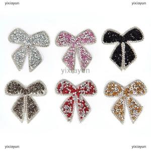 [COD] yixiayun Bow Embroidered Patch Iron on Sewing Applique For Jeans