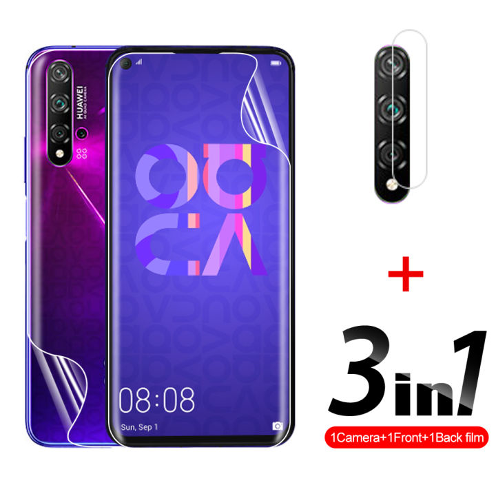 Hydrogel Huawei 5t Screen Protector 3IN1 Front Back Lens Hydrogel
