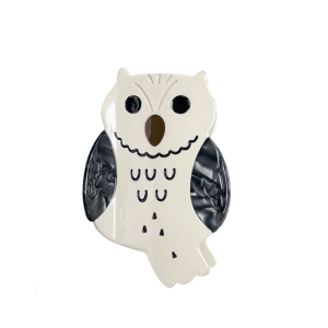 Modern Half Up Hair Clip Medium Capacity Cartoon Owl Shape NonSlip Design For Long Short Hair