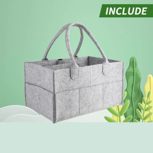 Baby Diaper Caddy Organizer Portable Holder Bag Nursery Storage Basket Portable Holder Bag Storage Bag