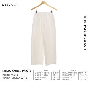 Hosofshopaholic - LOMA ANKLE JEANS - Pakaian Wanita - Bawahan - Celana - Jeans