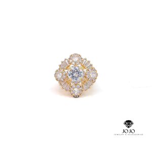 N891 Nhẫn nữ đính đá bagutte cao cấp sáng lấp lánh JOJO Women
