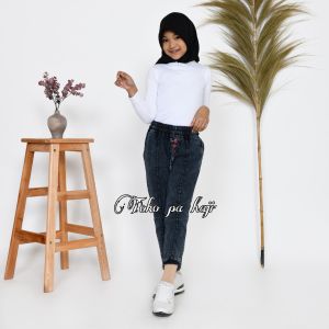 CELANA JEANS BORDIR ANAK ANAK KEKINIAN