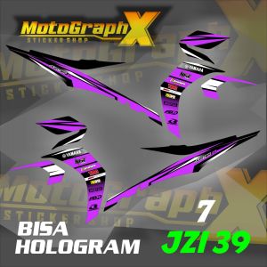 Striping Motor Jupiter Z1 HOLOGRAM - STICKER SEMI FULL VARIASI DESAIN RACING JZI 39 hologram