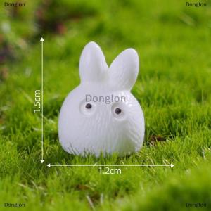 [COD] Donglon 1ชิ้นจี้เรซิ่นรูปสัตว์เรืองแสงสำหรับต่างหูพวงกุญแจ DIY งานฝีมือเรืองแสงในที่มืดเครื่องประดับตุ๊กตากระต่ายอ้วนทำน่ารัก