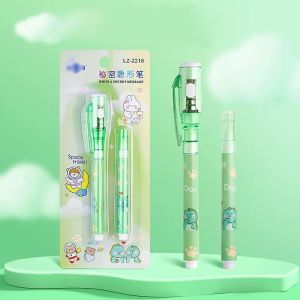 SDFBN With Small Light Invisible Pen With Refills Mysteriously Disappearing Led UV Lamp Cute Invisible Marker Funny Gel Pen Secret Message Pen Diary Secrets