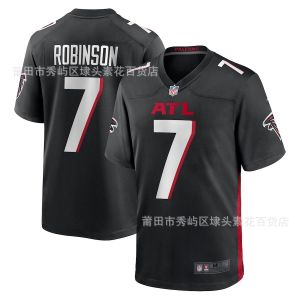 NFL FalCons Jersey 7 # Robinson 9 # Penix Jr seragam bola Jersey Olive