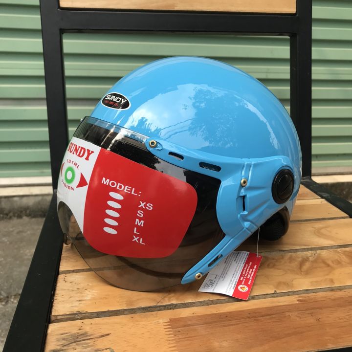 sundy%20a33k%20anti-glare%20half%20head%20helmet%20-%20Image%205