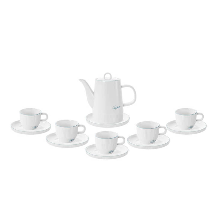 (MEGA SALE 12.12)Bộ bình trà 1,2L bằng sứ Elmich RoseDesign EL-0216