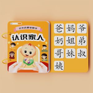【Ship in 24H】Ship 24H 幼儿识字安静书 学前识字早教启蒙粘贴书安静书 魔术贴认知卡片八大主题全套益智玩具 幼兒園 认字练习 Chinese Literacy Quiet Book