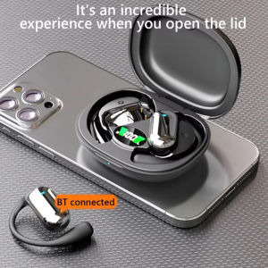 Beiziye AI Translator Earbuds Noise Cancelling Bluetooth 5.4 Headset Instant Translator Smart Voice Real Time Open Ear Headphones for Running Fitness Learning Accessories