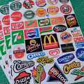 Stiker paket Isi 37 merk Makanan Stiker Junkfood Aesthetic. 