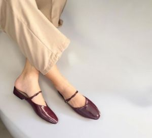 ZUNADA 039 Clarabelle Mules Flatshoes Wanita Cantik Sandal Wanita