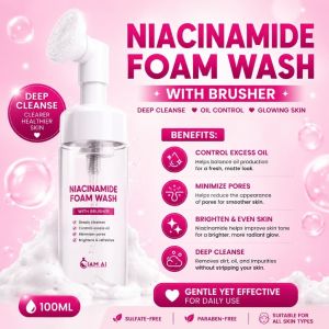 Niacinamide Facial Foam Wash with Brusher 100ml