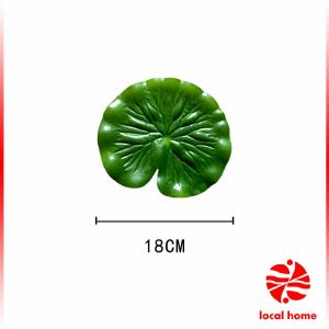 LOCAL HOME ใบบัวปลอม ใบบัวพลาสติก  สําหรับรองอาหารคาว หวาน หรือตกแต่งอ่างปลา Home Decor