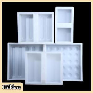 [Hilldora] Tự làm lát gạch khuôn hình đi bộ nhà sản xuất tái sử dụng bê tông đường dẫn nhà sản xuất khuôn steppingfor bãi cỏ sân vườn