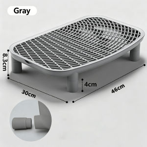 LDECO Cat Litter Mat Large Litter Trapping Mat for Litter Box Waterproof Non-slip Urine Proof Cat Litter Catcher Mat