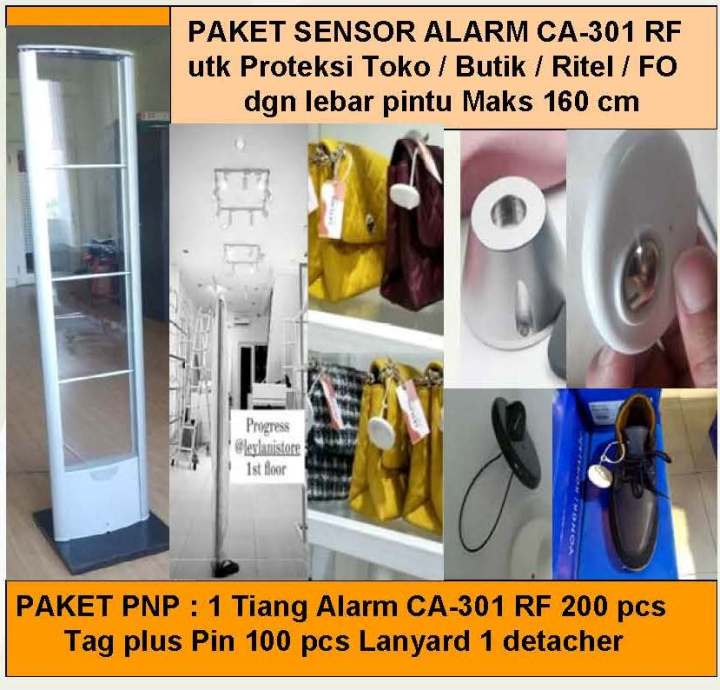 Sensor Toko Paket Alarm Toko Sensormatic Security EAS anti maling type CA-301 RF ...
