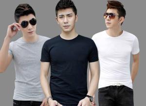 [HCM]Combo 3 áo thun nam body cổ tròn vải dày mịn thoáng mát phong cách hàn quốc ( đen/ trắng/ xám )