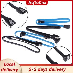 [COD] AqToCna Ship within 24 hours Computer cables SATA 3.0 III SATA3 6Gb S SSD hard drive data right angle cable