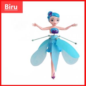 HOUGUO Mainan Anak Mainan Peri Terbang Sensor Karakter Mainan Peri Terbang Sensor Tangan Toys