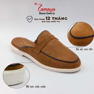 Giày Sục Nam Da Lộn (mule shoes) TOMOYO TMN51203 – Da Thật Đế Êm Nhẹ - Mule Loafer
