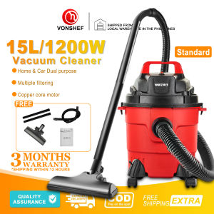 1200W High-Power Wet & Dry Vacuum Cleaner (Vacuum Cleaner For House) Handheld UseCommercial Vacuum Cleaner 3-in-1 Vacuum Cleaner Deep Cleaning Suitable for Home Floors and Sofas