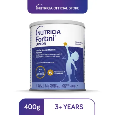 Fortini Junior 3+ Energy Nutrient Dense Oral Nutrition Supplement for Dietary Management of Malnutrition for Children Above 3 Years Old 400g