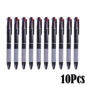 NIFINE 1/10Pcs 3 trong 1 Bút bi 07mm Màu mực đỏ/đen/xanh Văn phòng phẩm viết Bền bỉ Học sinh