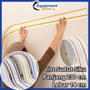 Wall Border List Plafon Sudut Siku Wallpaper 230 cm Wallborder Foam 3D Elegan Walpaper List Foam Stiker Dinding Wallpaper Dinding