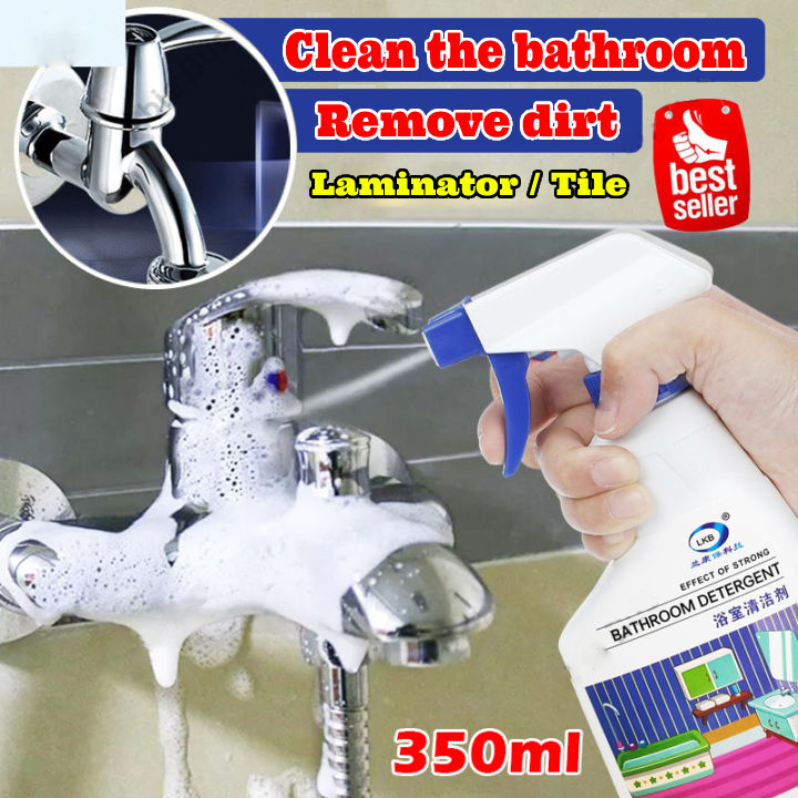 The bathroom tiles are perfectly clean. Bathroom stain remover bathroom