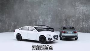 2026 1:32 A4L Alloy Diecast Miniature Model Toy Cars Doors Opened Sound Light Pull Back Rubber Tires Vehicle Toys Gifts Decorations