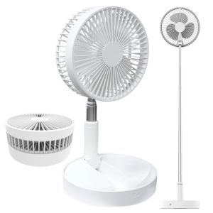 Quạt sạc tích điện cao cấp có điều khiển từ xa gấp gọn tiên lợi - Hàng nhập khẩu