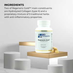 Regenerix Gold Premium Joint Repair & Mobility Support | BioCell Type II Collagen Hydrolyzed for Maximum Absorption | Fast-Acting Tissue Support Formula | Effective For Joint Pain Knee Pain Relief Joint Mobility Stiffness | SG Seller