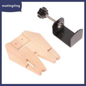 matingting 1 bộ băng ghế dự bị kẹp v-khe cắm sửa chữa clip cho bàn làm việc bằng gỗ có thể điều chỉnh đồ trang sức kẹp công cụ