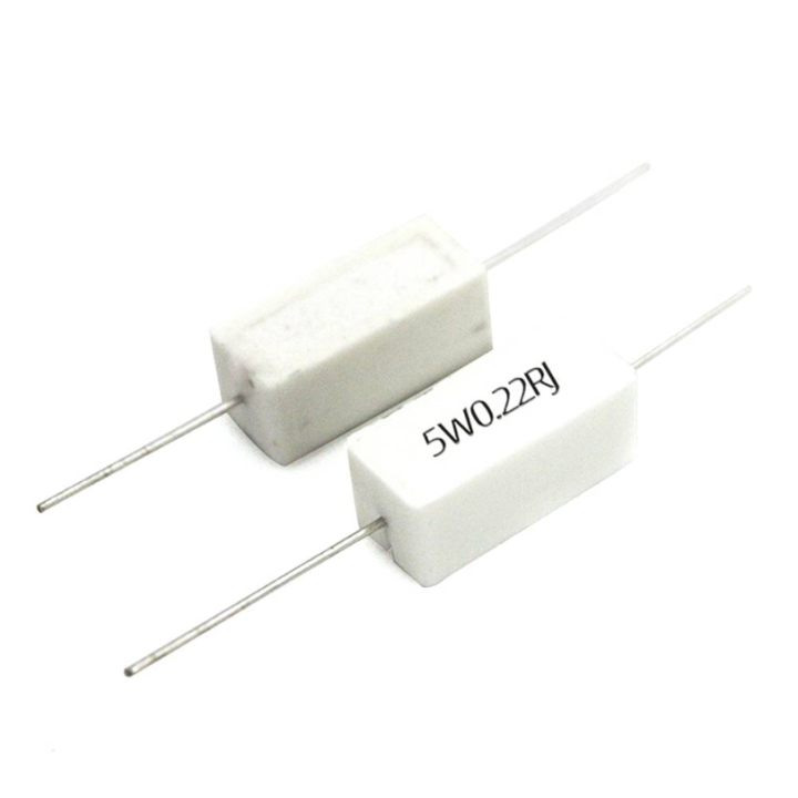 5ชิ้น ความต้านทานซีเมนต์5W47RJ 47โอห์ม Ω 5W ± 5% RX27-1 SQP | Lazada.co.th