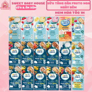 [HCM]Combo 12 hộp sữa Fruto Nyannyan đêm 200ml tăng cân cho bé từ 12 tháng. Date 2025 - Sweet Baby House