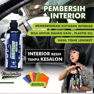 Armor Destroy by Moormiles Pembersih Interior Dashboard Plafond Mobil Bahan Kain Bludru Plastik
