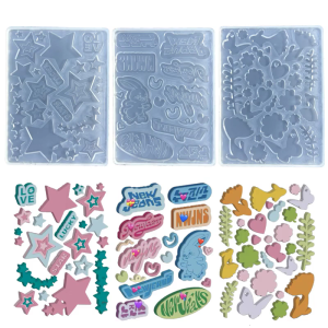 Resin Shaker Filling MoldSilicone Bunny Mold Epoxy Resin Mold Filler Quicksand Casting Filling Mold for Jewelry Making