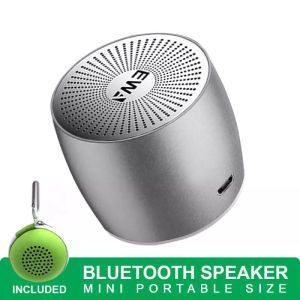 EWA A103 Portable Bluetooth Speaker With Custom Bass RadiatorTravel Case PackagingSimple Design IP67 Waterproof Perfect Mini Speaker for home outdoor shower Room Bicycle Car