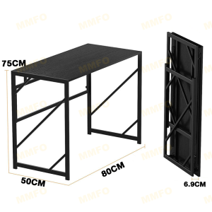 MMFO โต๊ะพับ อเนกประสงค์ โต๊ะทำงาน โต๊ะคอมเกมมิ่ง ไม้นำเข้า ขาเหล็กแข็งพิเศษ ไม่ใช้พื้นที่ กันน้ำและกันสนิม ขายดีในยุโรปและอเมริกา Folding table