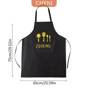 [COD] CHENJ ผ้ากันเปื้อนกันน้ำมันสามารถเช็ดมือในครัวทำงานเสื้อผ้าทำอาหารที่บ้านผ้ากันเปื้อนแขนกุดอเนกประสงค์สำหรับผู้ชายและผู้หญิง