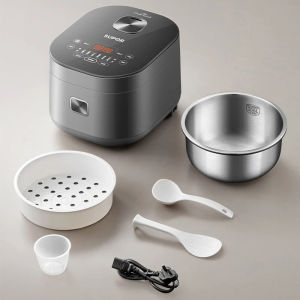 SUPOR Electric Rice Cooker 4L Capacity is Suitable For 2-8 People Electric Cooker Stainless Steel Liner 220V Home Appliances