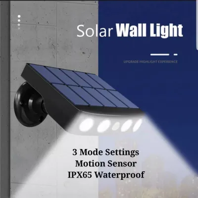 🔦 White/ Warm Solar Light Outdoor Motion Sensor Solar Light Waterproof Solar LED Garden Lamp Street Path Led Wall Light