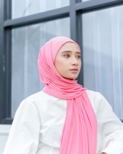 Mahkota Hijab - kerudung pasmina instan bahan jersey pashmina inner 2in1 pasmina bahan kaos